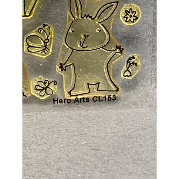 Hero Arts CL153 Clear Stamps with Cute Animals & Greetings - Picture 2 of 4